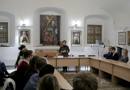 Зустріч Надзвичайного і Повноважного Посла США в Україні Марі Йованович зі студентами НаУКМА.