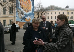 Відкрита зустріч прем’єр-міністра Норвегії пані Ерни Солберг зі студентами та викладачами Могилянки.